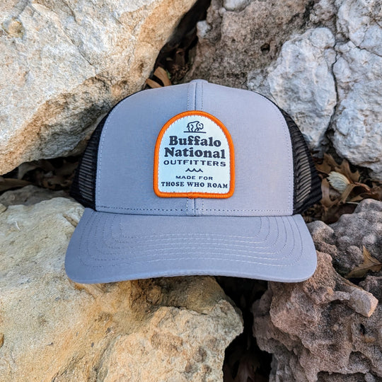 Buffalo National Oval Patch Trucker - Grey