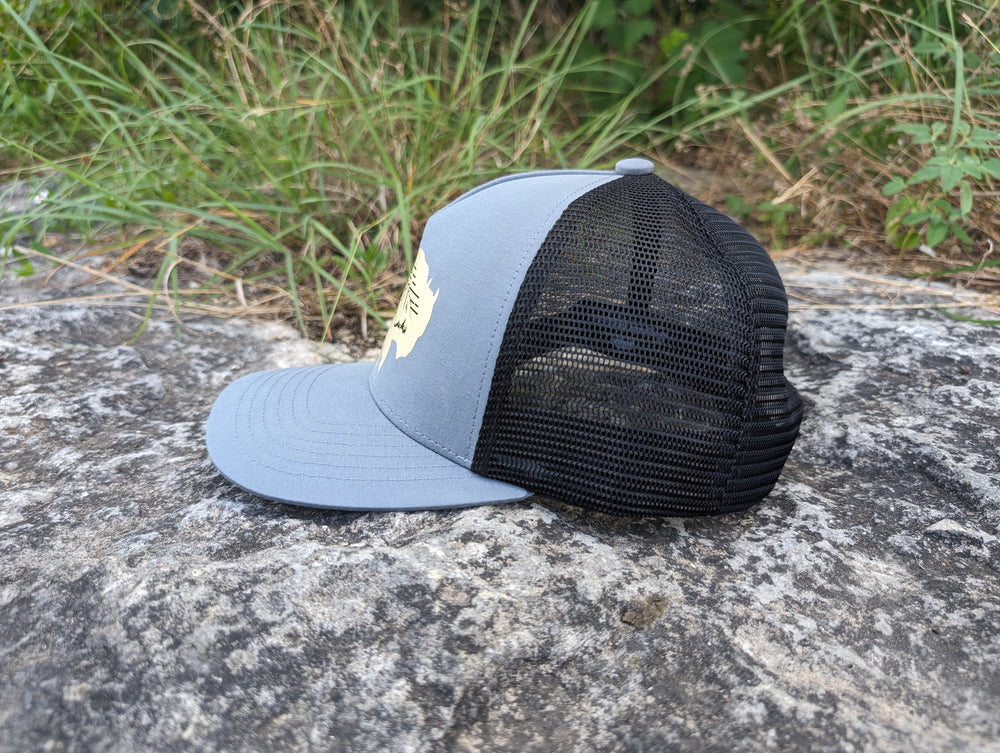 Buffalo National Oval Patch Trucker - Grey