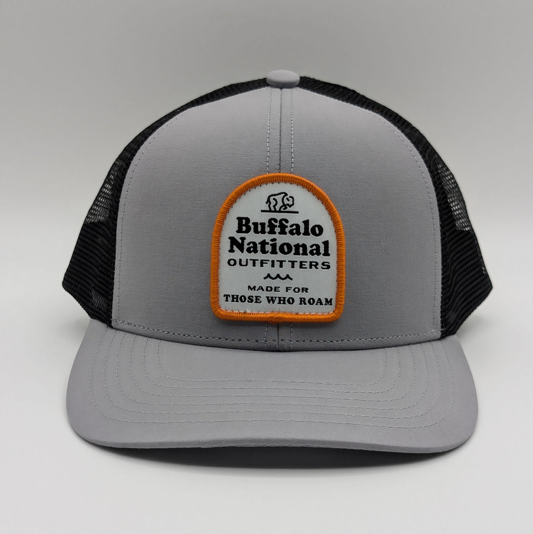 Buffalo National Oval Patch Trucker - Grey