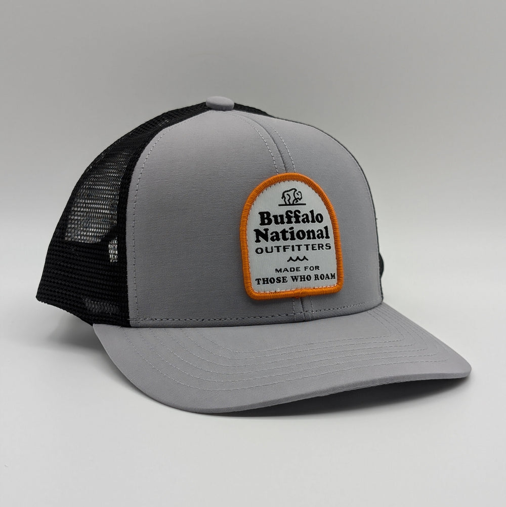 Buffalo National Oval Patch Trucker - Grey